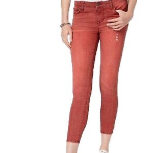 Body Sculpt junior’s Mid Rise Ankle Skinny Super Slimmer Jeans